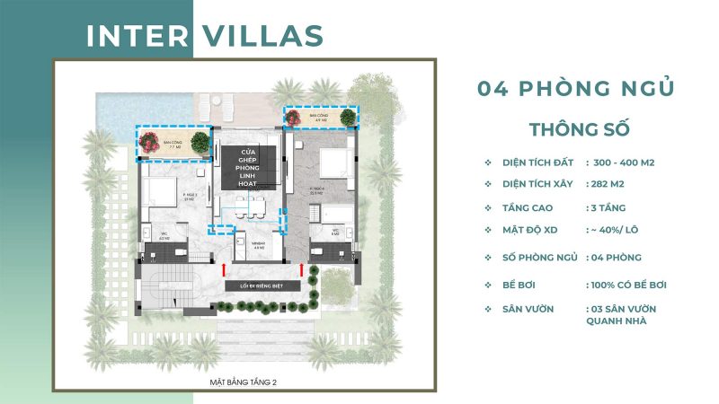 mat bang t2 intern villa para hera kn paradise